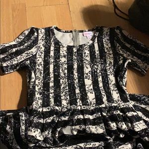 Medium Black and white Amelia Dress